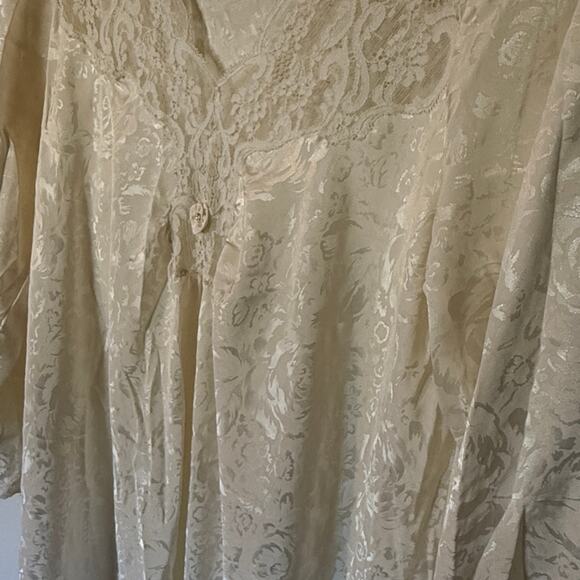 VTG Christian Dior Lace & Silk Nightgown - Picture 2 of 6